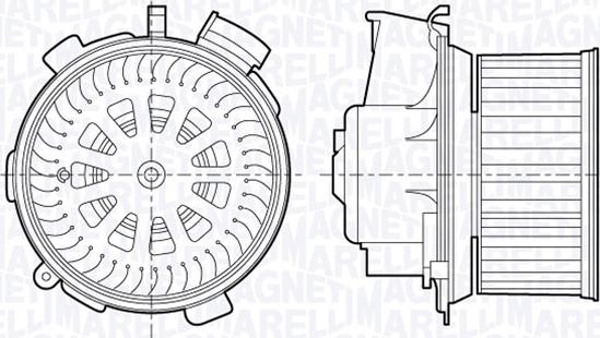 Magneti Marelli 069412696010 - Вентилятор салона avtokuzovplus.com.ua