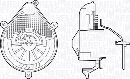 Magneti Marelli 069412698010 - Вентилятор салону autocars.com.ua