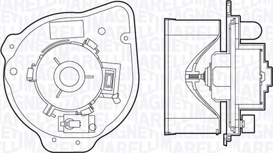 Magneti Marelli 069412708010 - Вентилятор салону autocars.com.ua