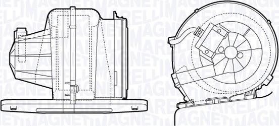 Magneti Marelli 069412709010 - Вентилятор салону autocars.com.ua