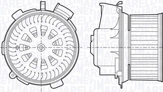 Magneti Marelli 069412711010 - Вентилятор салону autocars.com.ua