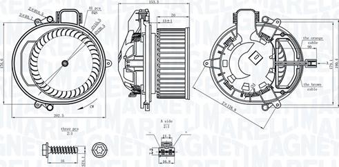 Magneti Marelli 069412722010 - Вентилятор салона avtokuzovplus.com.ua