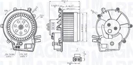 Magneti Marelli 069412763010 - Вентилятор салону autocars.com.ua