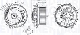 Magneti Marelli 069412769010 - Вентилятор салону autocars.com.ua