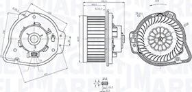 Magneti Marelli 069412772010 - Вентилятор салону autocars.com.ua