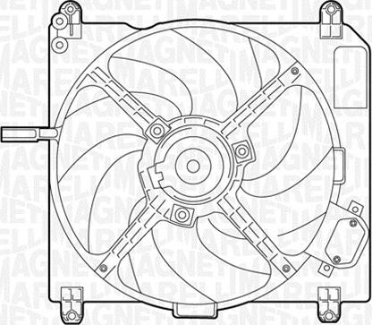 Magneti Marelli 069422011010 - Вентилятор, охолодження двигуна autocars.com.ua