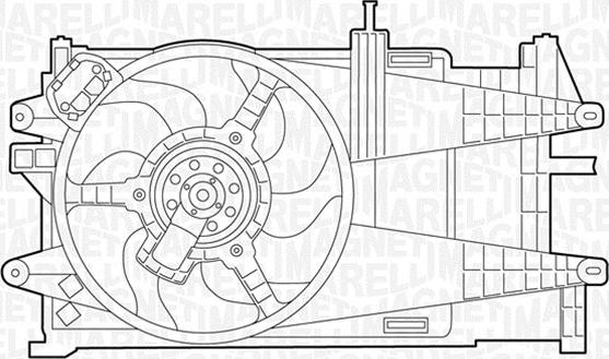 Magneti Marelli 069422038010 - Вентилятор, охолодження двигуна autocars.com.ua