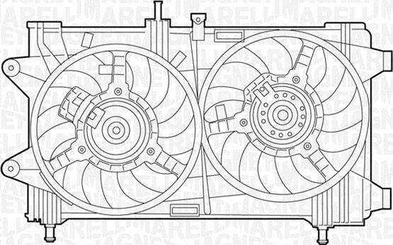 Magneti Marelli 069422046010 - Вентилятор, охолодження двигуна autocars.com.ua