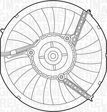 Magneti Marelli 069422265010 - Вентилятор, охолодження двигуна autocars.com.ua