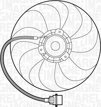 Magneti Marelli 069422272010 - Вентилятор, охлаждение двигателя autodnr.net