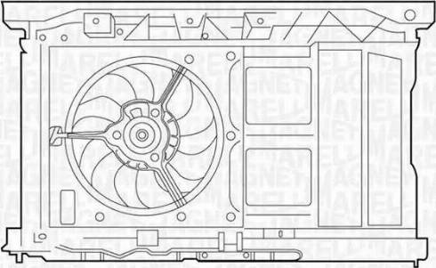 Magneti Marelli 069422290010 - Вентилятор, охлаждение двигателя avtokuzovplus.com.ua