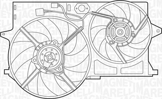 Magneti Marelli 069422299010 - Вентилятор, охолодження двигуна autocars.com.ua
