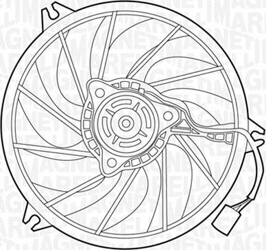 Magneti Marelli 069422303010 - Вентилятор, охолодження двигуна autocars.com.ua