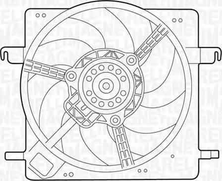 Magneti Marelli 069422313010 - Вентилятор, охолодження двигуна autocars.com.ua