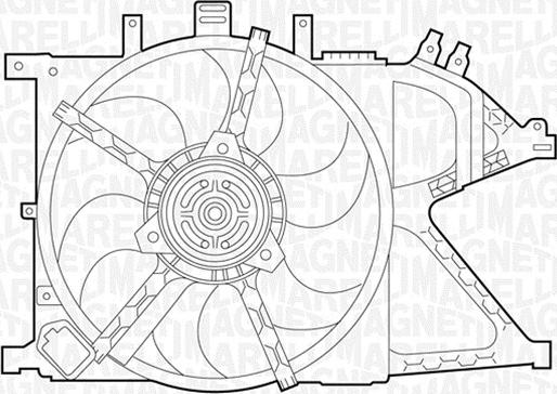 Magneti Marelli 069422331010 - Вентилятор, охлаждение двигателя avtokuzovplus.com.ua