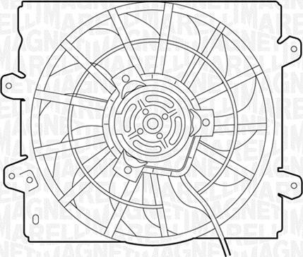 Magneti Marelli 069422361010 - Вентилятор, охолодження двигуна autocars.com.ua