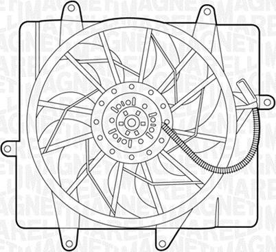 Magneti Marelli 069422369010 - Вентилятор, охолодження двигуна autocars.com.ua