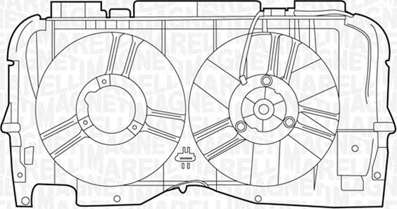 Magneti Marelli 069422371010 - Вентилятор, охолодження двигуна autocars.com.ua