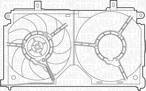 Magneti Marelli 069422376010 - Вентилятор, охолодження двигуна autocars.com.ua