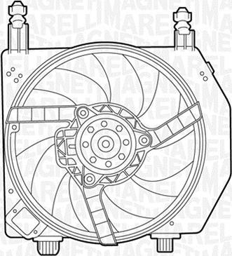 Magneti Marelli 069422394010 - Вентилятор, охолодження двигуна autocars.com.ua