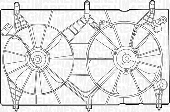 Magneti Marelli 069422402010 - Вентилятор, охолодження двигуна autocars.com.ua