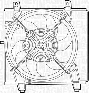 Magneti Marelli 069422408010 - Вентилятор, охлаждение двигателя autodnr.net