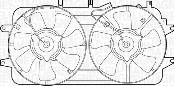 Magneti Marelli 069422411010 - Вентилятор, охлаждение двигателя avtokuzovplus.com.ua