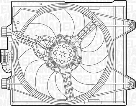 Magneti Marelli 069422448010 - Вентилятор, охлаждение двигателя avtokuzovplus.com.ua