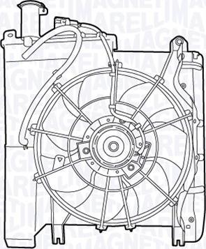 Magneti Marelli 069422544010 - Вентилятор, охлаждение двигателя avtokuzovplus.com.ua