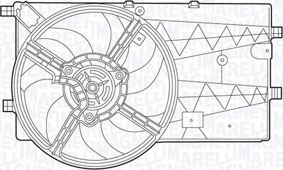 Magneti Marelli 069422554010 - Вентилятор, охолодження двигуна autocars.com.ua