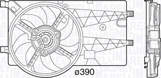 Magneti Marelli 069422575010 - Вентилятор, охолодження двигуна autocars.com.ua