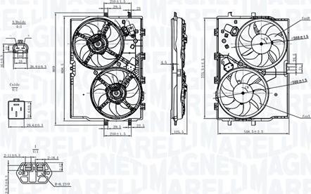 Magneti Marelli 069422578010 - Вентилятор, охолодження двигуна autocars.com.ua