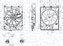 Magneti Marelli 069422849010 - Вентилятор, охлаждение двигателя avtokuzovplus.com.ua