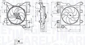 Magneti Marelli 069422852010 - Вентилятор, охолодження двигуна autocars.com.ua