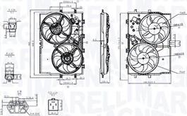 Magneti Marelli 069422853010 - Вентилятор, охолодження двигуна autocars.com.ua