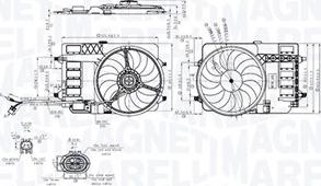 Magneti Marelli 069422858010 - Вентилятор, охолодження двигуна autocars.com.ua