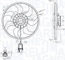 Magneti Marelli 069422861010 - Вентилятор, охолодження двигуна autocars.com.ua