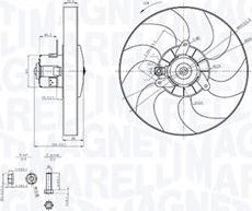 Magneti Marelli 069422868010 - Вентилятор, охолодження двигуна autocars.com.ua