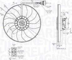 Magneti Marelli 069422878010 - Вентилятор, охолодження двигуна autocars.com.ua