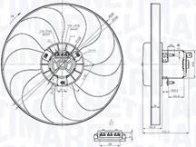 Magneti Marelli 069422879010 - Вентилятор, охлаждение двигателя avtokuzovplus.com.ua