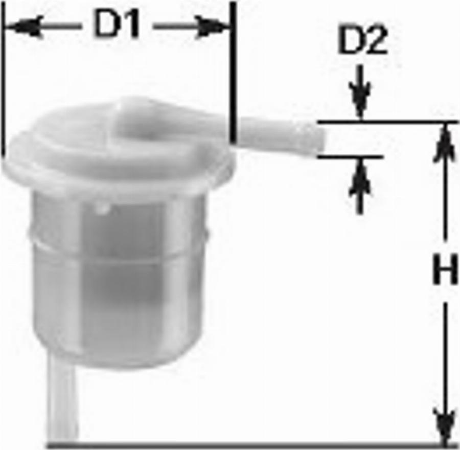 Magneti Marelli 152071760839 - Паливний фільтр autocars.com.ua