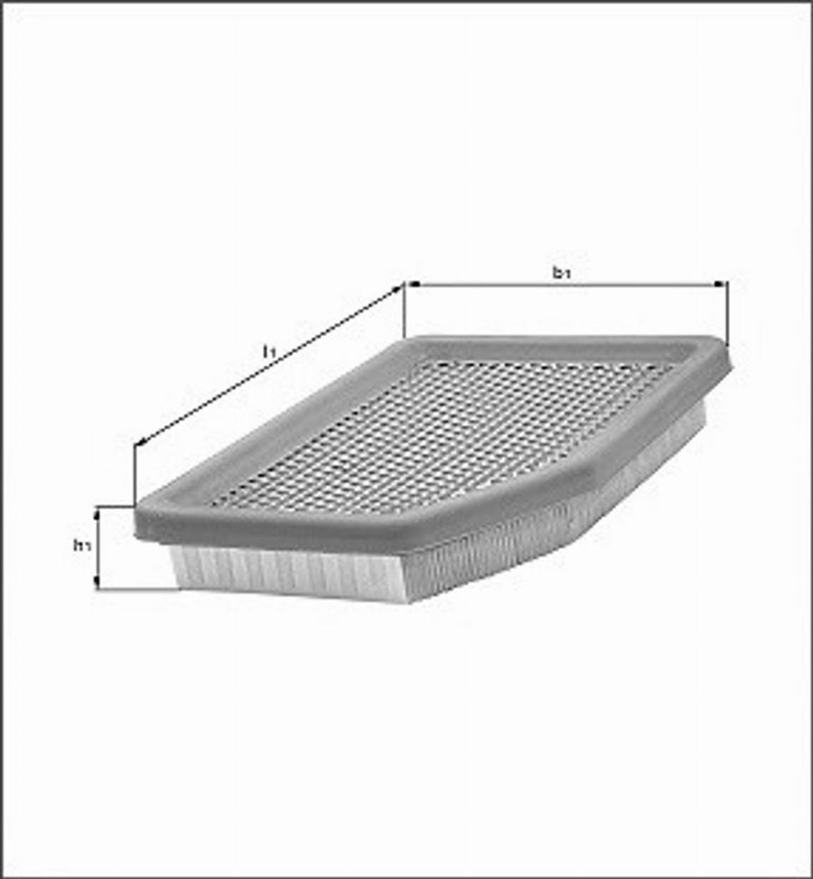 Magneti Marelli 154003154020 - Повітряний фільтр autocars.com.ua