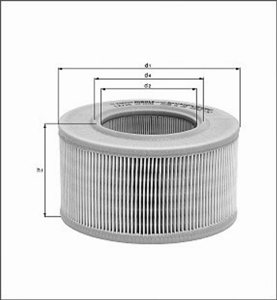 Magneti Marelli 154070244740 - Повітряний фільтр autocars.com.ua