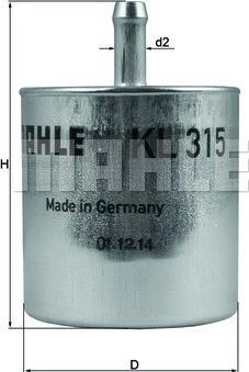 Magneti Marelli 154072352094 - Паливний фільтр autocars.com.ua