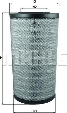 Magneti Marelli 154072389422 - Повітряний фільтр autocars.com.ua