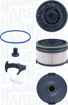 Magneti Marelli 154072435581 - Паливний фільтр autocars.com.ua