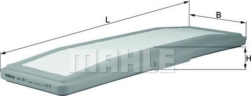 Magneti Marelli 154073956680 - Повітряний фільтр autocars.com.ua
