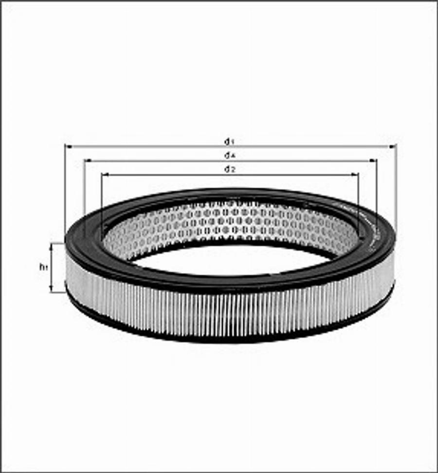 Magneti Marelli 154076523080 - Воздушный фильтр autodnr.net