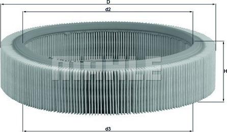 Magneti Marelli 154081247600 - Повітряний фільтр autocars.com.ua