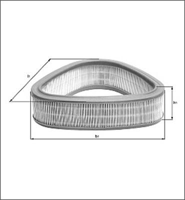 Magneti Marelli 154084511710 - Повітряний фільтр autocars.com.ua